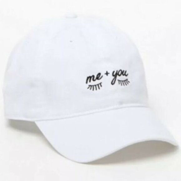 PacSun Accessories - NWT Pacsun Me + You White Strapback Dad Hat